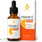 LIGHTGLOW Vitamin C Serum — Dark Spots & Fine Lines, Amber Glass, 1 fl oz