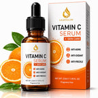 LIGHTGLOW Vitamin C Serum — Dark Spots & Fine Lines, Amber Glass, 1 fl oz