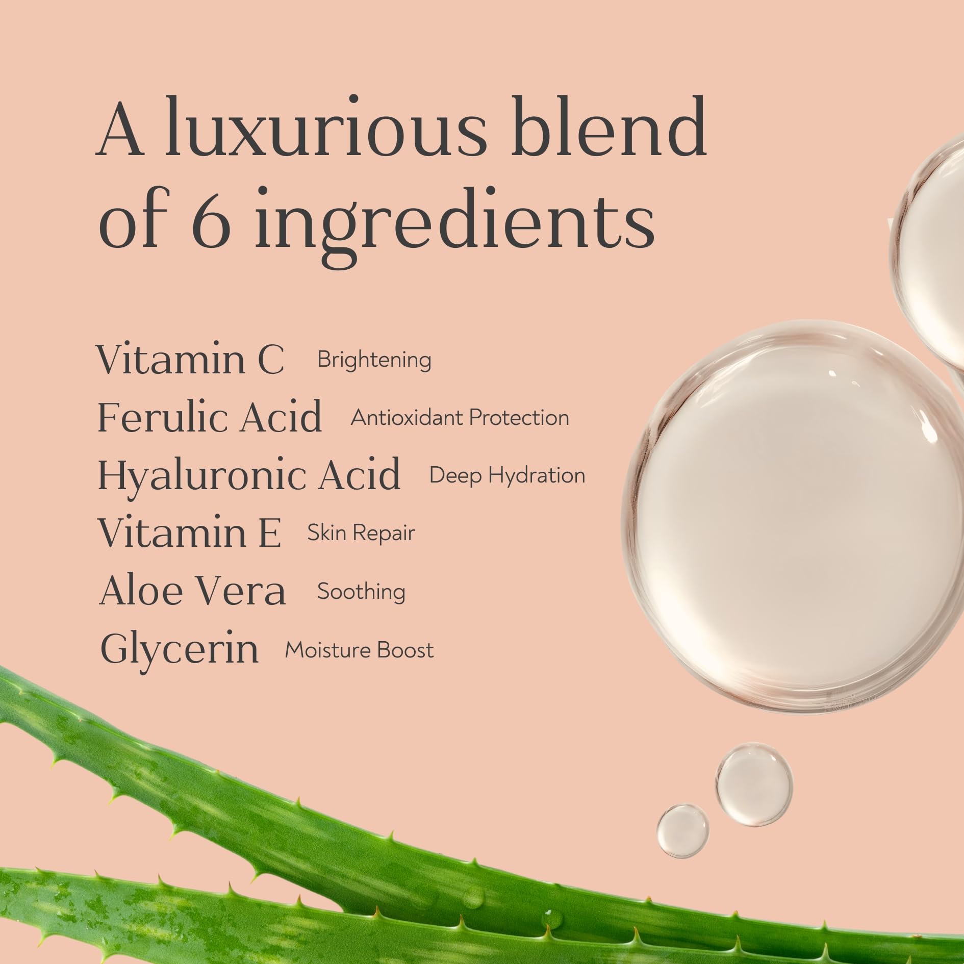 LIGHTGLOW Vitamin C Serum — Brightening & Anti-Aging, 1 fl oz