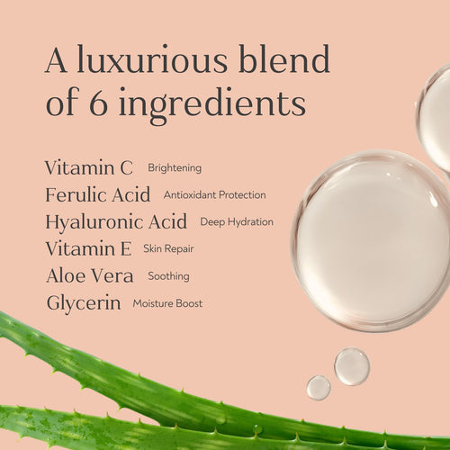LIGHTGLOW Vitamin C Serum — Brightening & Anti-Aging, 1 fl oz